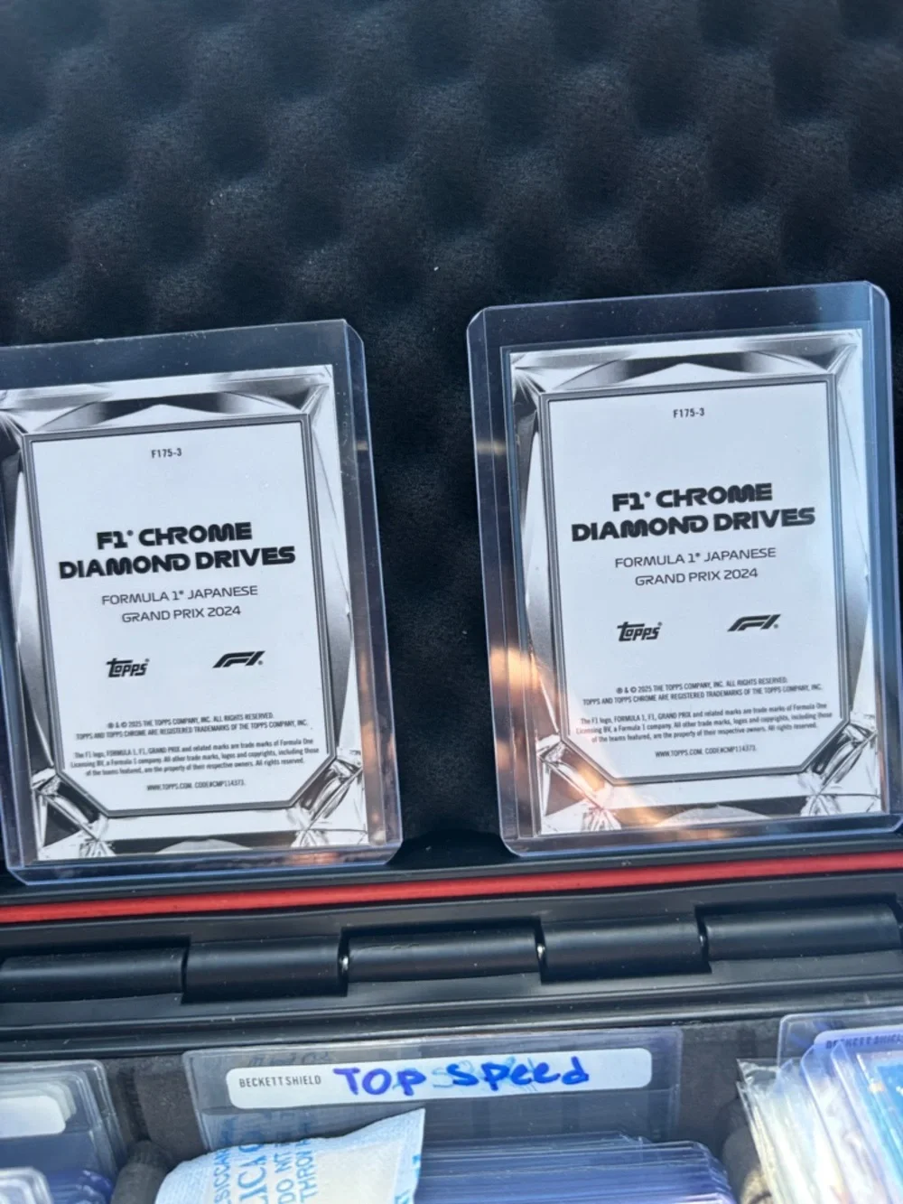 Topps F1 Chrome Diamond Drives Cards 2025 Japanese Grand Prix trading cards - Picture 2 of 2